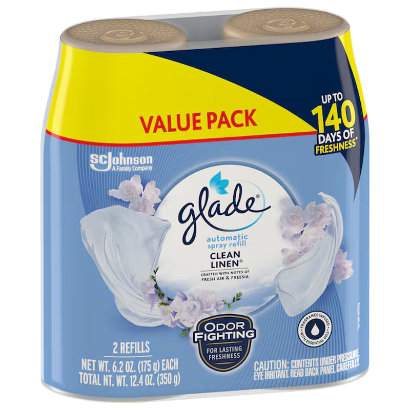 6.2 -Oz Clean Linen Refill Air Freshener 2 -Pack