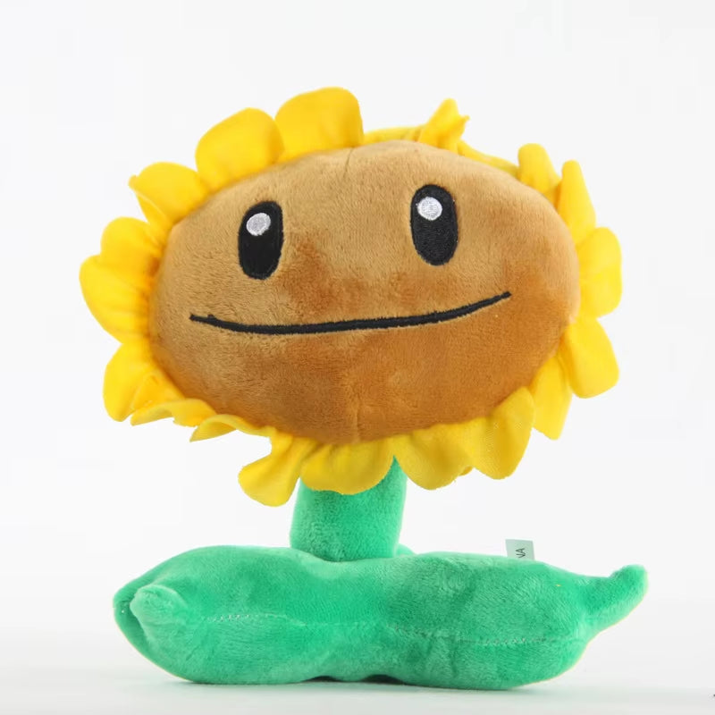 1Pcs Plush Toys 13-20Cm PVZ Plants Peashooter Sunflower Plush Stuffed Toys Soft Toy Gifts for Children Kids