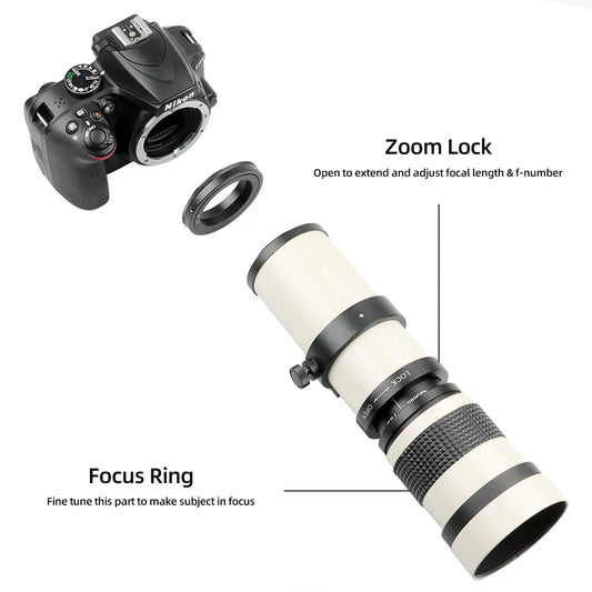 Super Telephoto Manual Zoom Lens