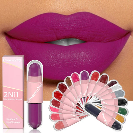 2-in-1 Lippen Stift en Lipgloss