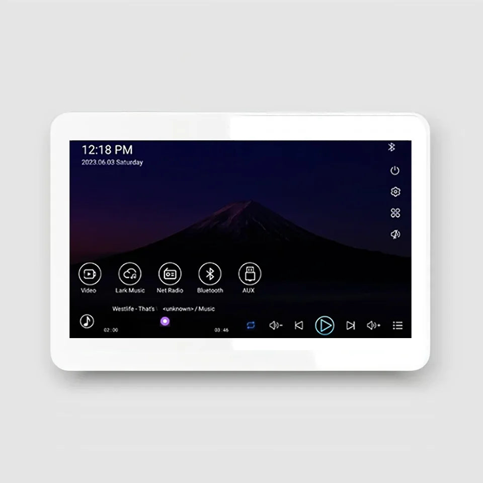 7-inch Android WIFI Bluetooth Wall Amplifier Android System Background Music System Touch Background Music Host