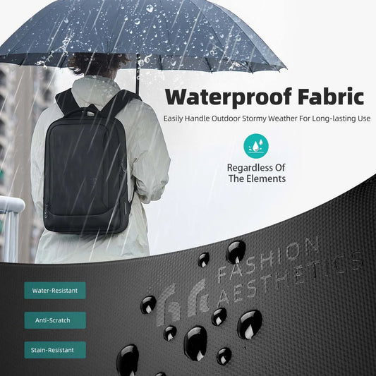 Laptop Backpack Men,s Waterproof with USB Port