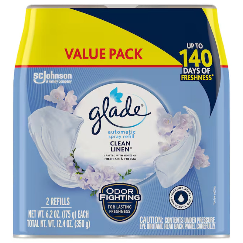 6.2 -Oz Clean Linen Refill Air Freshener 2 -Pack