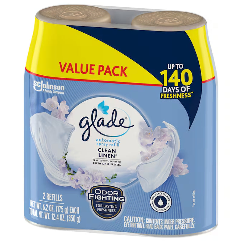 6.2 -Oz Clean Linen Refill Air Freshener 2 -Pack