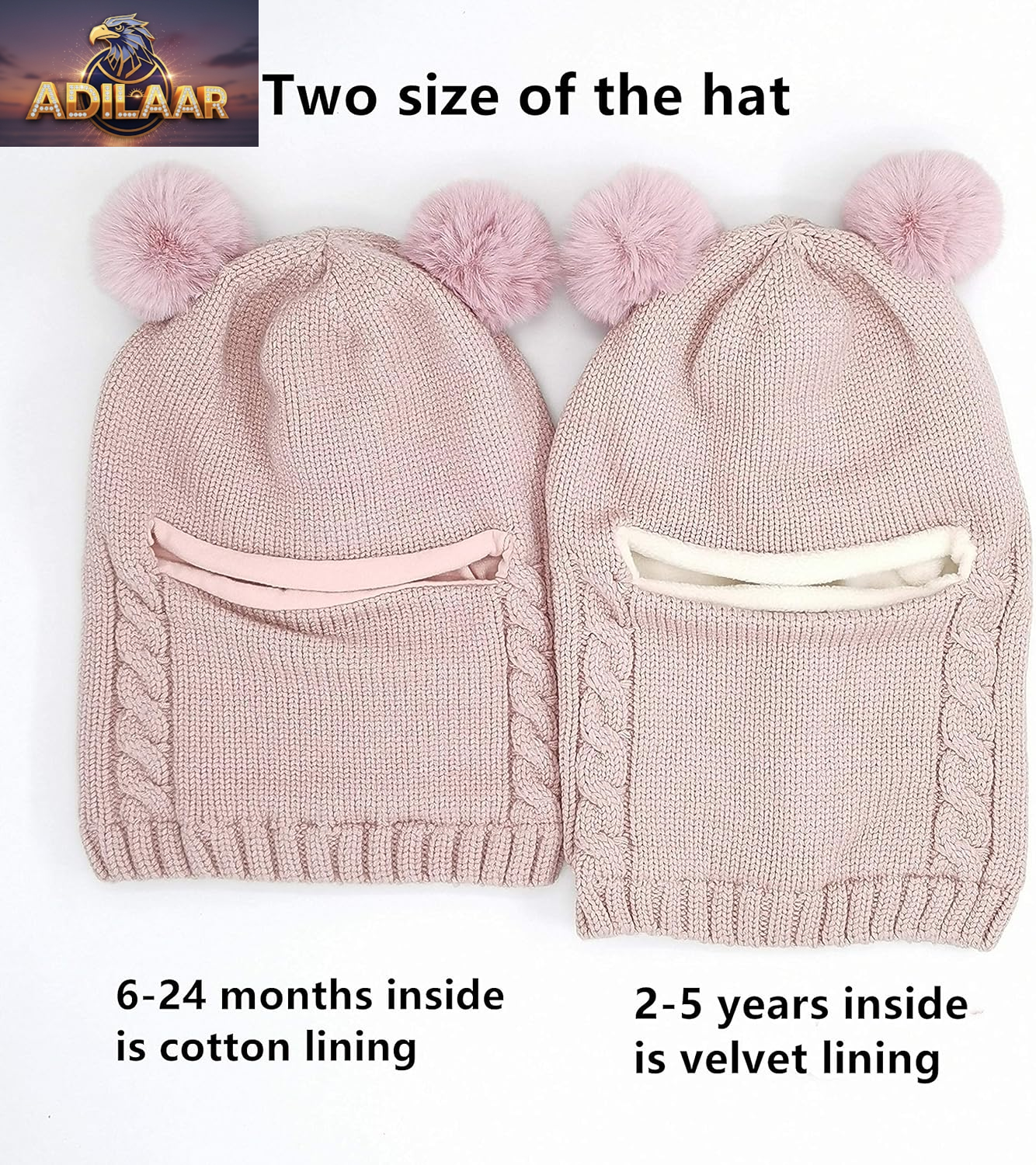 Unisex Infant and Toddler Winter Hat and Scarf Set