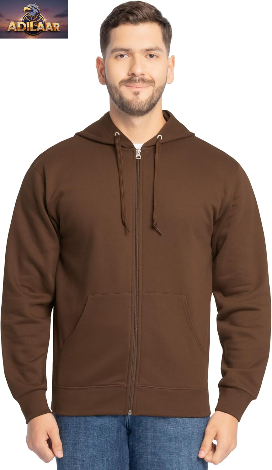 Fruit of the Loom Eversoft Fleece Full Zip Hooded Sweatshirt