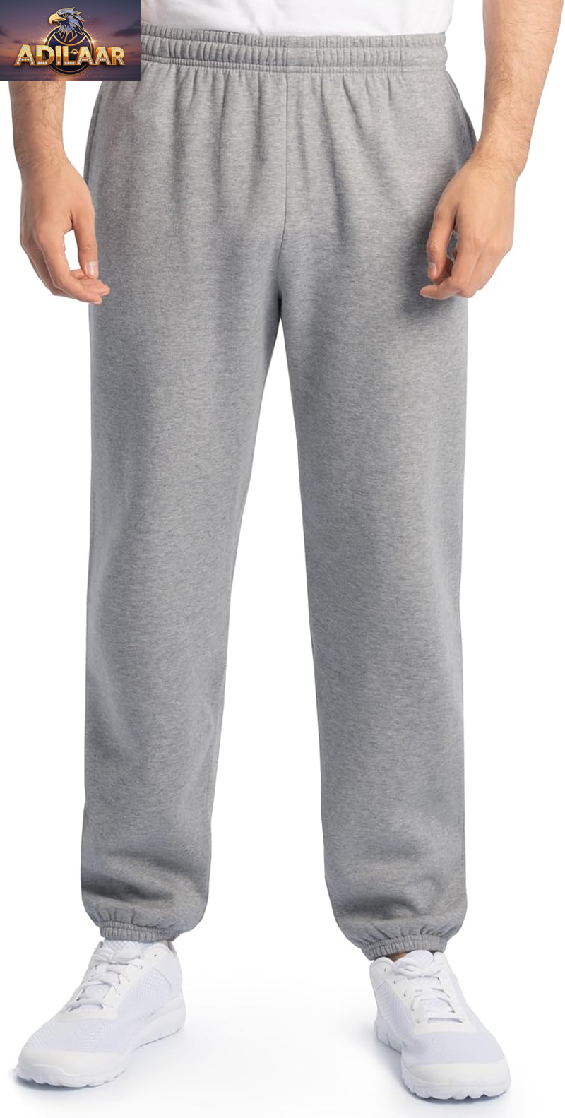 Fruit of the Loom Eversoft Fleece Elastic Bottom Sweatpants with Pockets - Relaxed Fit, Moisture Wicking, and Breathable Design