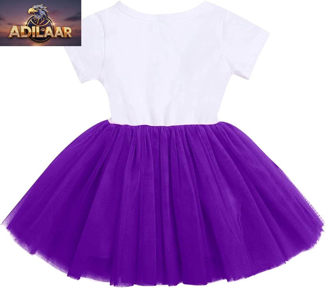 Baby Girls' Newborn Sequin Bow Tutu Dress for First/Second Birthday Cake Smash