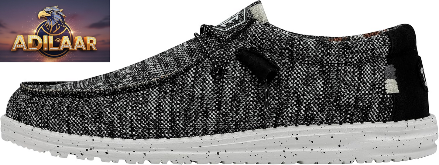 HEYDUDE Women's Wendy Canvas Slip-On Loafers - Comfortable and Lightweight Footwear
