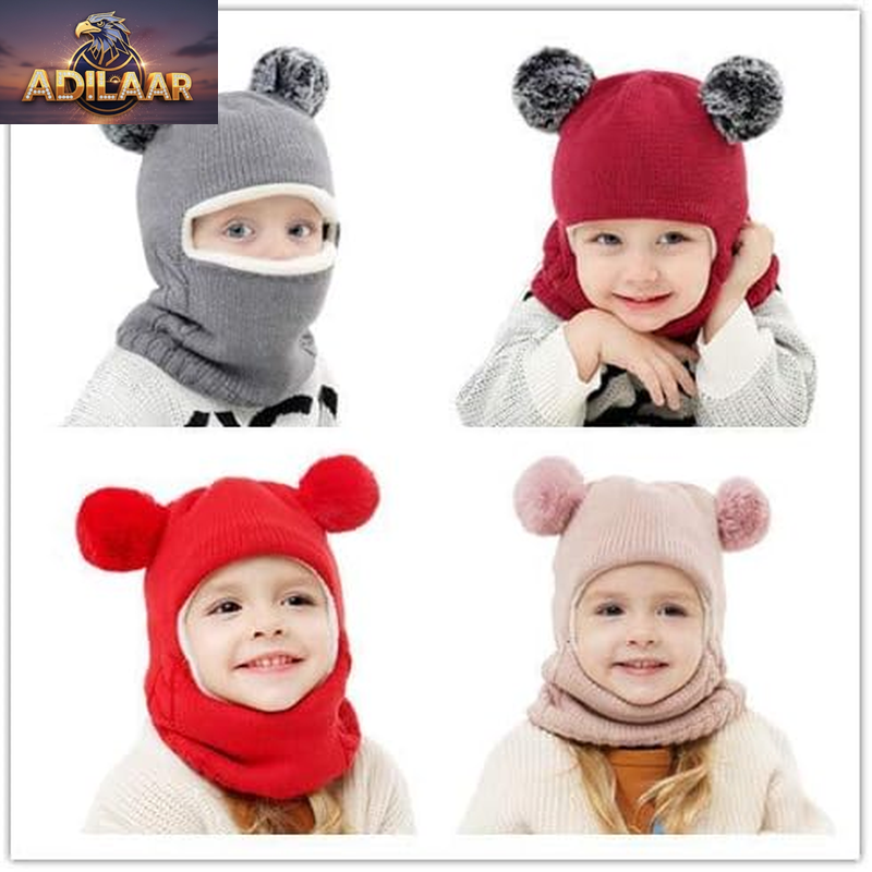 Unisex Infant and Toddler Winter Hat and Scarf Set