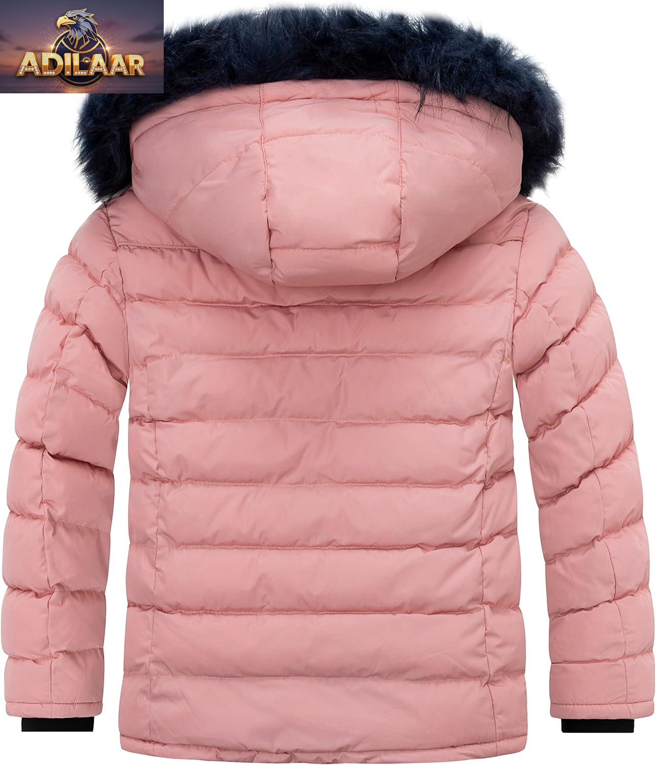 ZSHOW Girls' Hooded Winter Puffer Jacket with Soft Fleece Lining