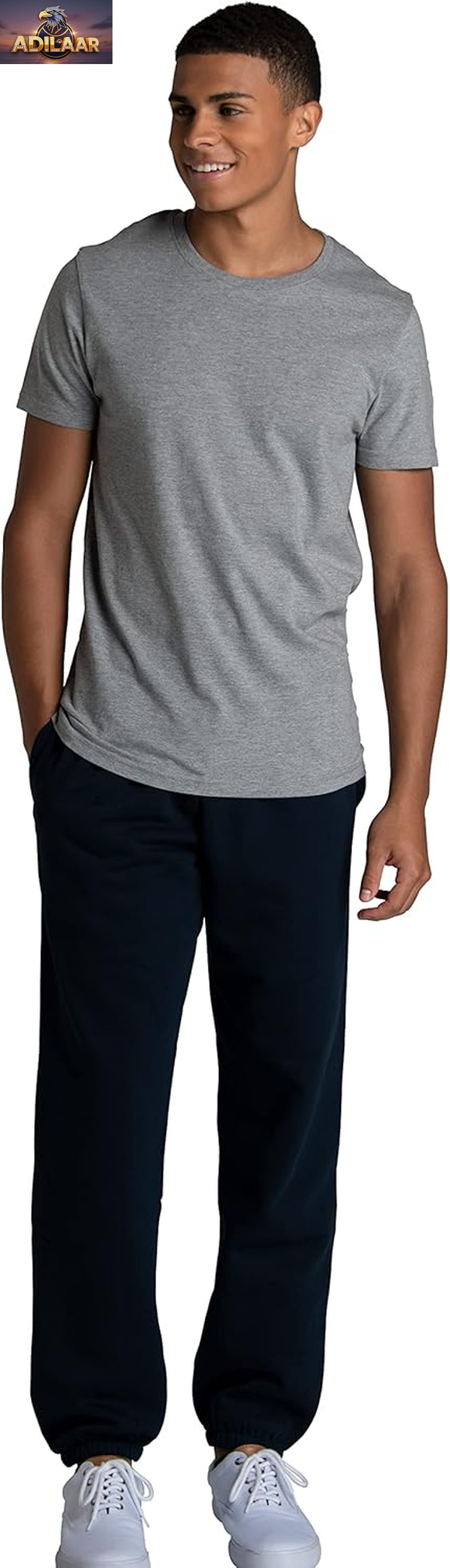 Fruit of the Loom Eversoft Fleece Sweatpants with Pockets, Relaxed Fit, Moisture-Wicking, and Breathable Elastic Bottoms
