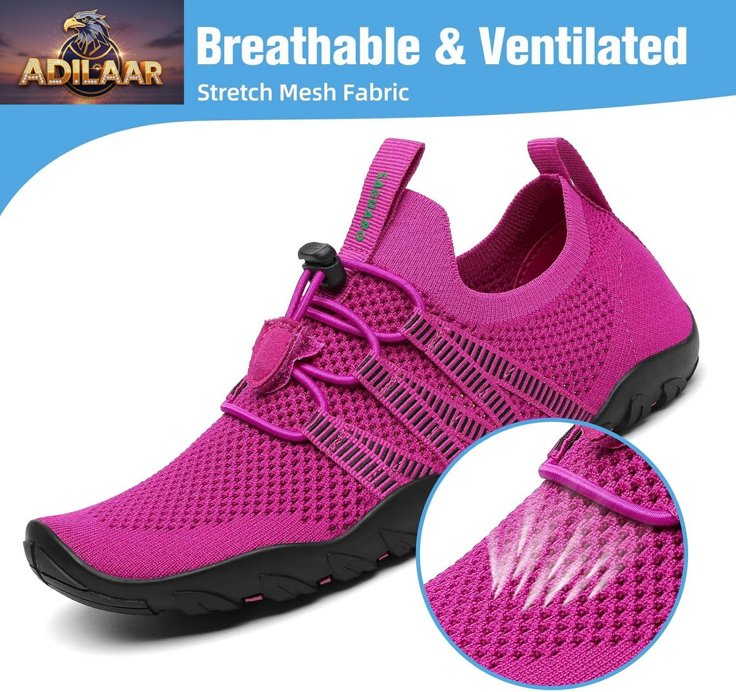 Mishansha Unisex Quick-Dry Aqua Shoes - Barefoot Beach Footwear for Surfing and Yoga, Sizes 4.5-15 for Women / 3-13.5 for Men