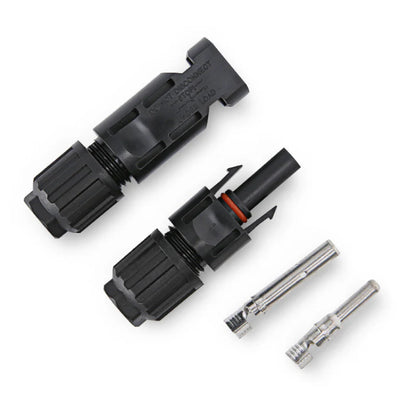 10/20/50/100/200 Pairs Male Female Solar Cable Connectors for DIY Solar Panel US