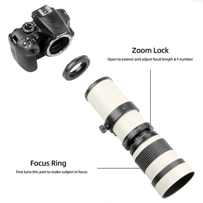 Super Telephoto Manual Zoom Lens