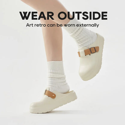 UTUNE Summer Women's Flat Sandals EVA All Season High Heel Soft Sole Outdoor Shoes Minimalist Casual Non Slip Men's New Shoes