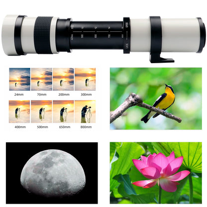 Super Telephoto Manual Zoom Lens