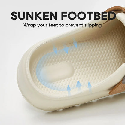 UTUNE Summer Women's Flat Sandals EVA All Season High Heel Soft Sole Outdoor Shoes Minimalist Casual Non Slip Men's New Shoes