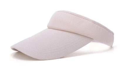 Summer Tennis Caps Sun Sports Visor Hat For Men Women Running Beach Baseball Caps Solid Color and striped golf hats Adjustable