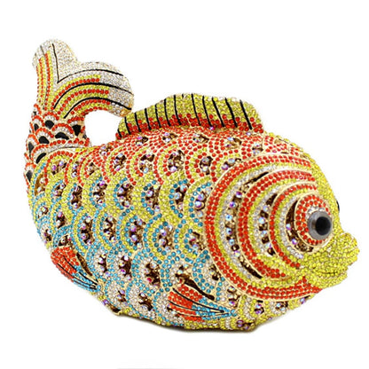 Luxe Vis Kristal Tasje