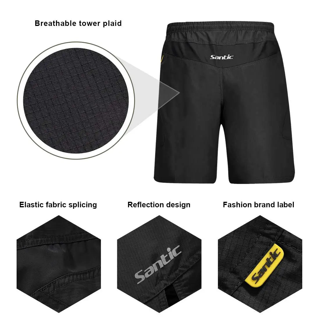 Men Cycling Shorts Riding Fitness