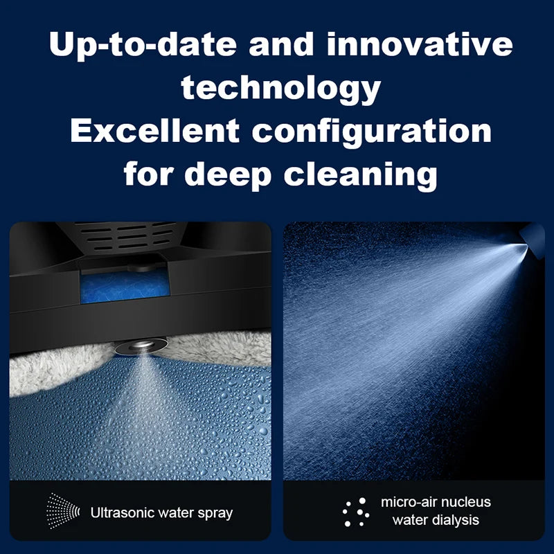 Window Cleaning Robot  Electric Glass Wet Mop,