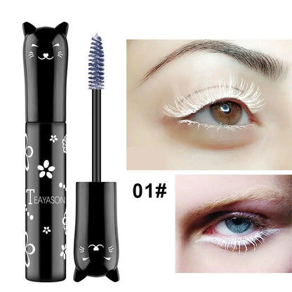 Multicolour Mascara Waterproof Fast Dry Eyelashes Curls Extension Make-Up Eyelashes Blue Pink Purple Black White Ink Mascara