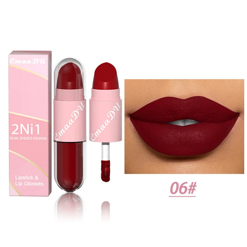 2-in-1 Lippen Stift en Lipgloss