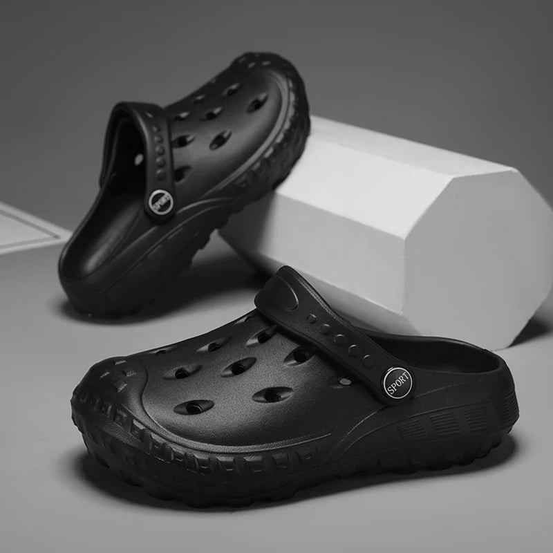 Luxury Children Slippers Boy Sandals Korea Style Thick Sole Summer Shoes Sneaker Water Beach Clogs Casual Sports Slipper Sandal