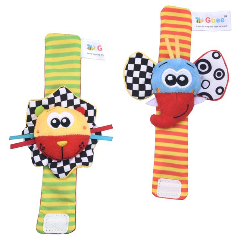 Baby Toys Baby Rattle Toys 0 12 Months Stuffed Animal Socks Wrist Strap Rattle Newborn Foot Sock Bug Wrist Strap Baby Socks