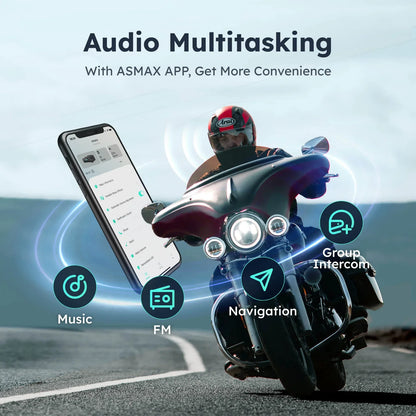Headset Bluetooth Voice Control Motorcycle