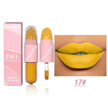 2-in-1 Lippen Stift en Lipgloss
