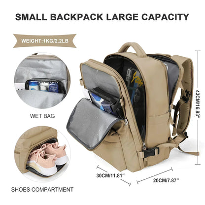 Laptop Backpack for Aeroplane Travel,