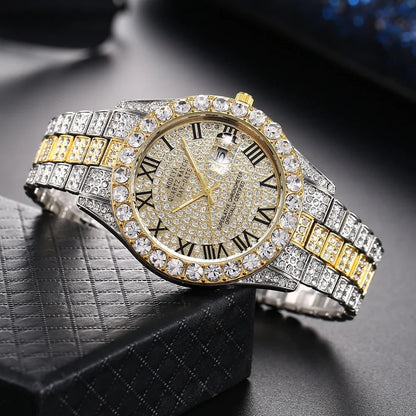 Diamond Bling Men,s Watch