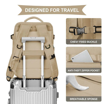Laptop Backpack for Aeroplane Travel,