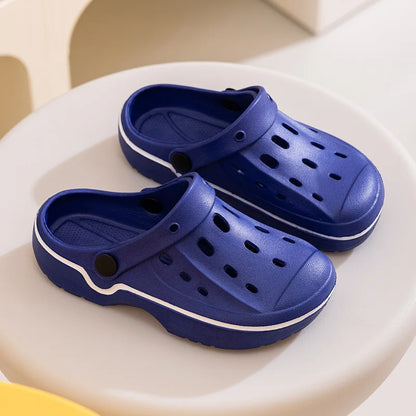 Summer Baby Girl Hole Shoes Sandals Boy Beach Slippers Infantil Children's Garden Shoes Non-Slip Floor Quick Drying Shoes A1214