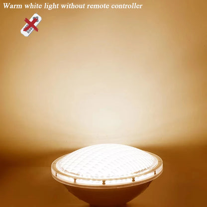 Swimming Pools Outdoor IP68 Waterproof PAR56 Underwater Lamp RGB Light with Remote Controller Warm and Cold White without RC