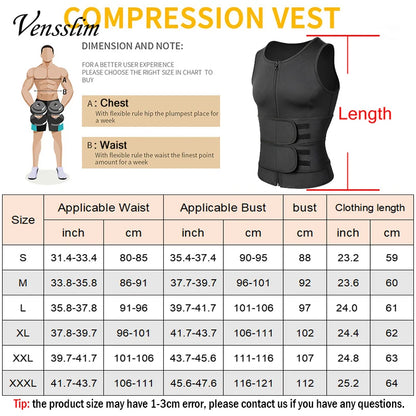 Heren Vest Body Shaper