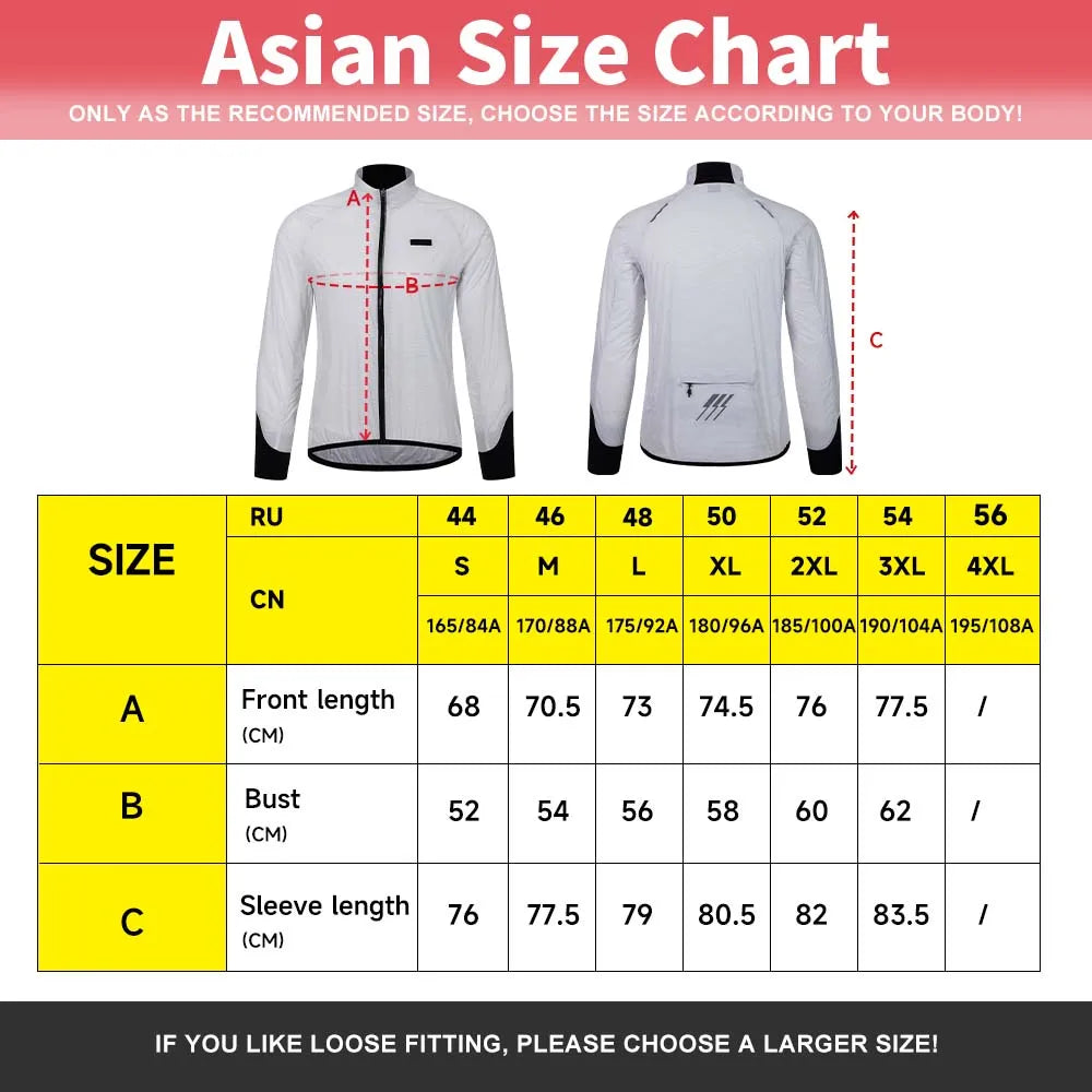 Bicycle Jackets Windbreaker