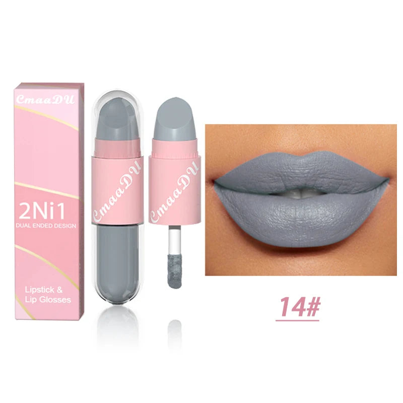 2-in-1 Lippen Stift en Lipgloss