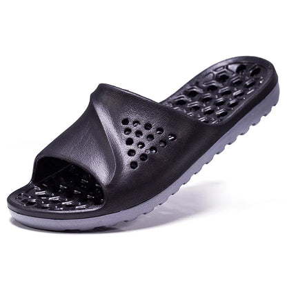 Mens Badslippers Casual Non-slip Slides Summer Massage Flip Flops Bathroom Beach Slipper Fashion Soft Sole Man Massage Sandals