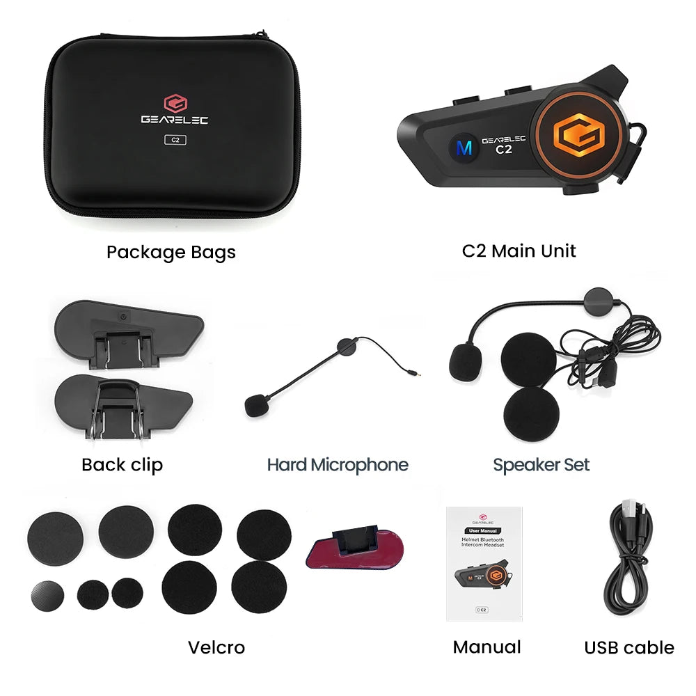 Intercom Headset Helmet