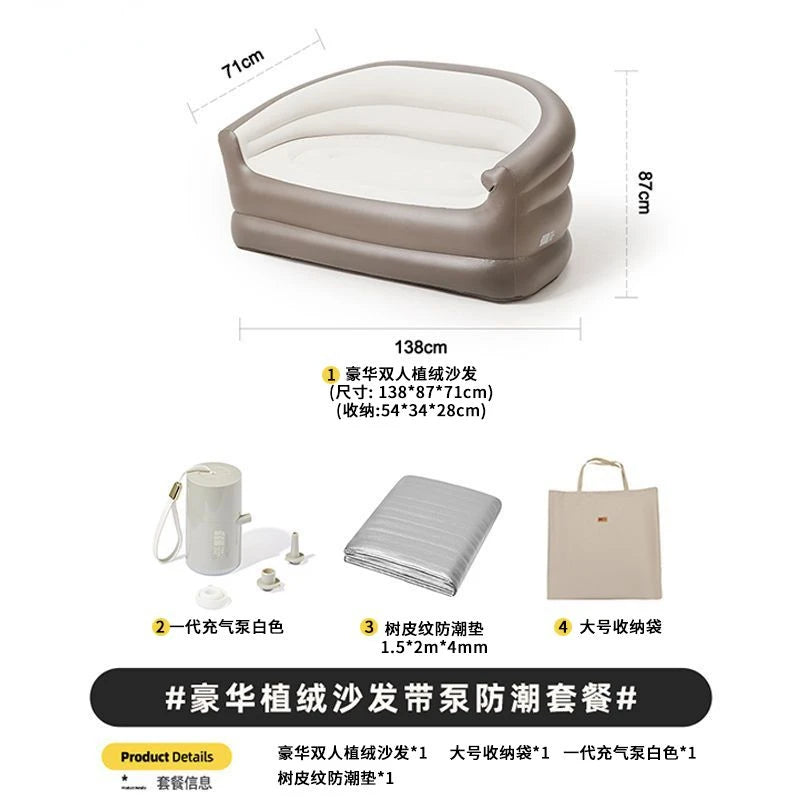 Bank en Bed Opblaasbaar