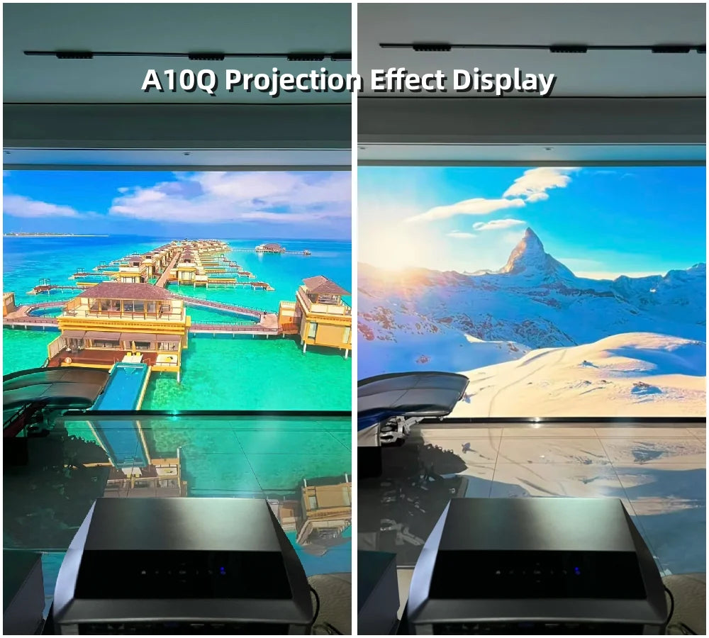 4K beamer Projector for Movies 2200 ANSI Auto Focus Native Full HD 5G Wifi Android TV Home Theater Daylight HDR Video Projectors