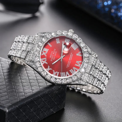 Diamond Bling Men,s Watch