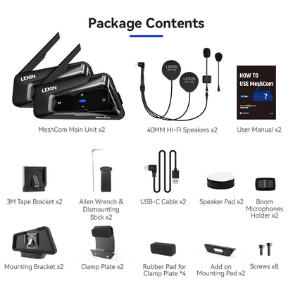Headset Intercom Motorcycle & Bluetooth