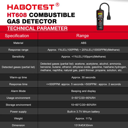 Combustible Natural Gas Leak Detector Sound