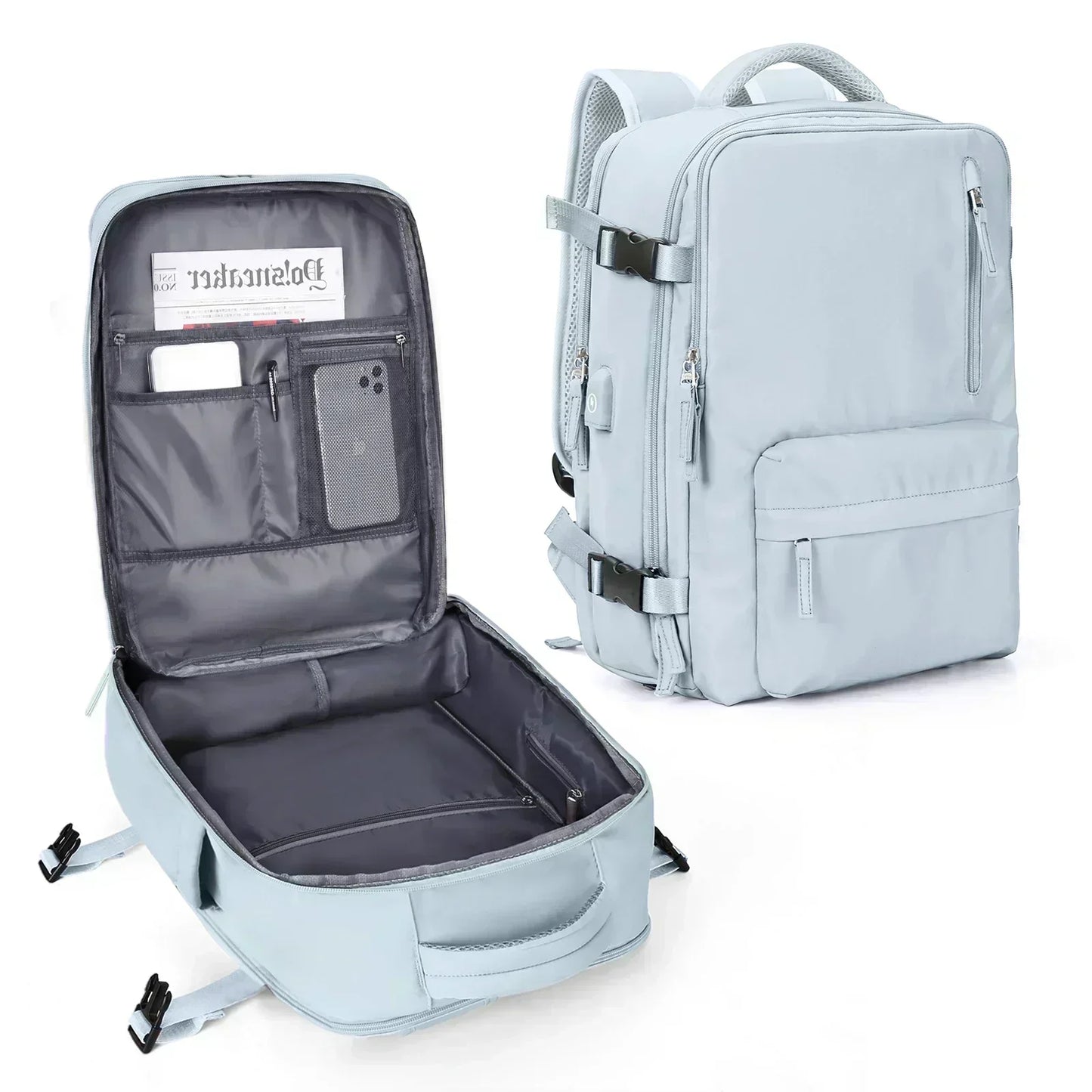 Laptop Backpack for Aeroplane Travel,