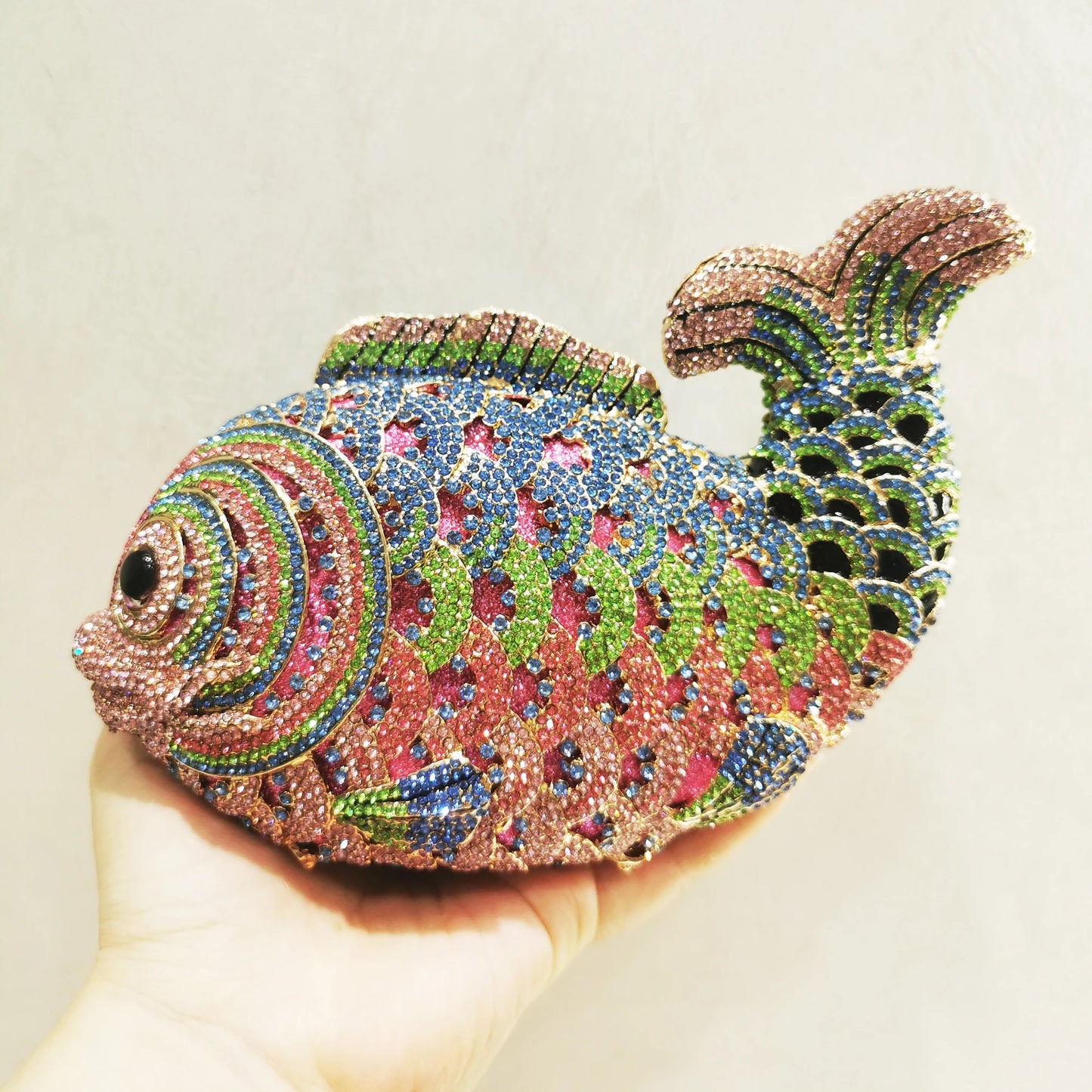 Luxe Vis Kristal Tasje