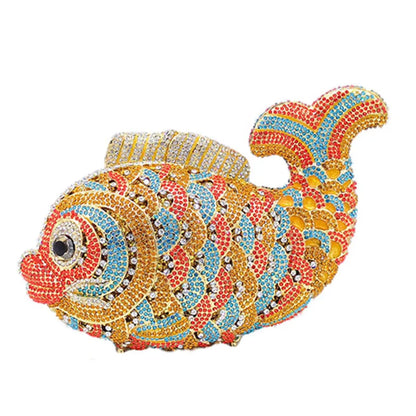 Luxe Vis Kristal Tasje